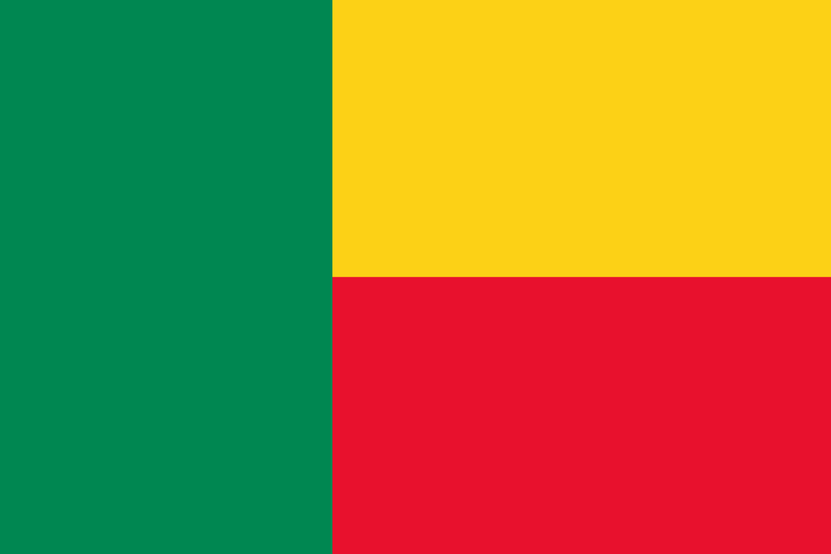 Podoba nacionalno zastavo države Benin v resoluciji 1630x1087
