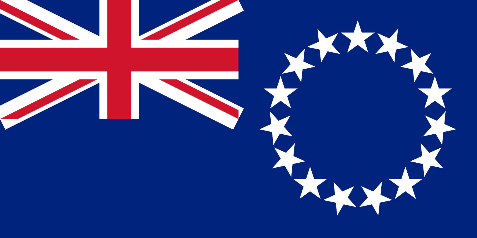 Podoba nacionalno zastavo države Cookovi otoki v resoluciji 1630x815