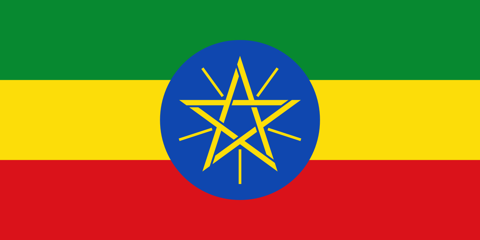 Podoba nacionalno zastavo države Etiopija v resoluciji 1630x815