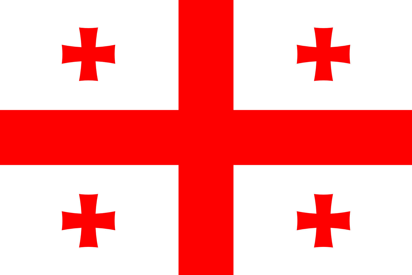 Podoba nacionalno zastavo države Gruzija v resoluciji 1630x1087