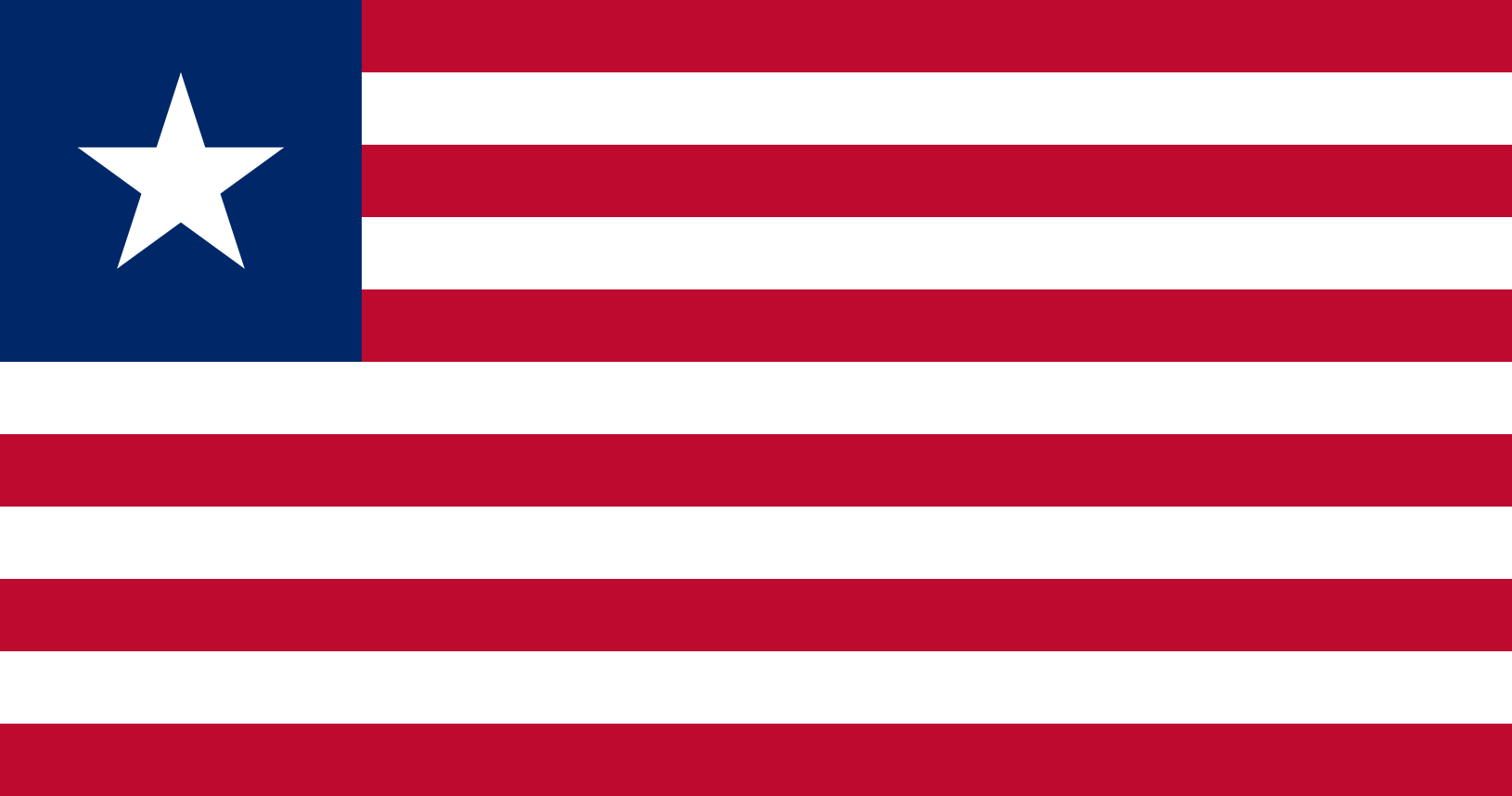 Podoba nacionalno zastavo države Liberija v resoluciji 1630x858