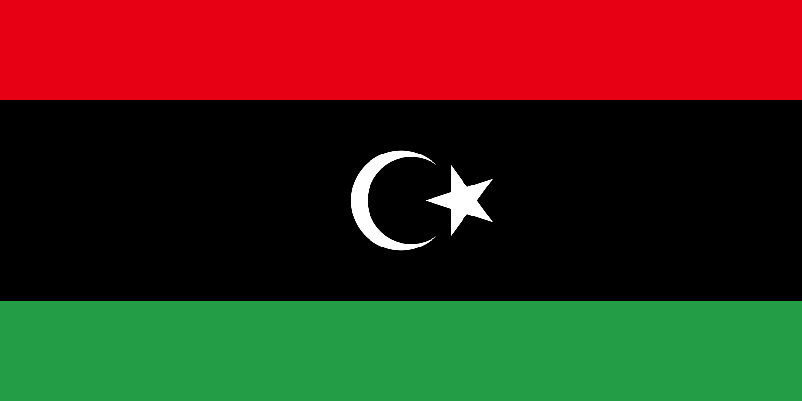 Podoba nacionalno zastavo države Libija v resoluciji 1630x815