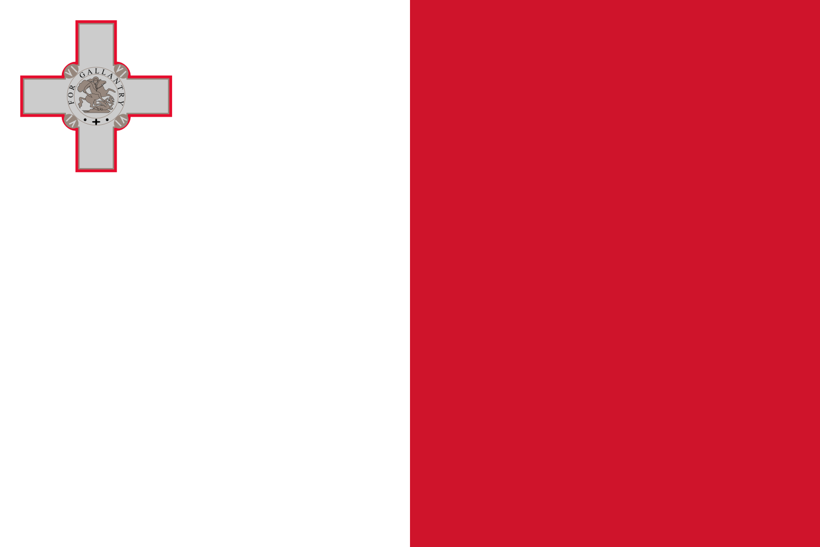 Podoba nacionalno zastavo države Malta v resoluciji 1630x1087