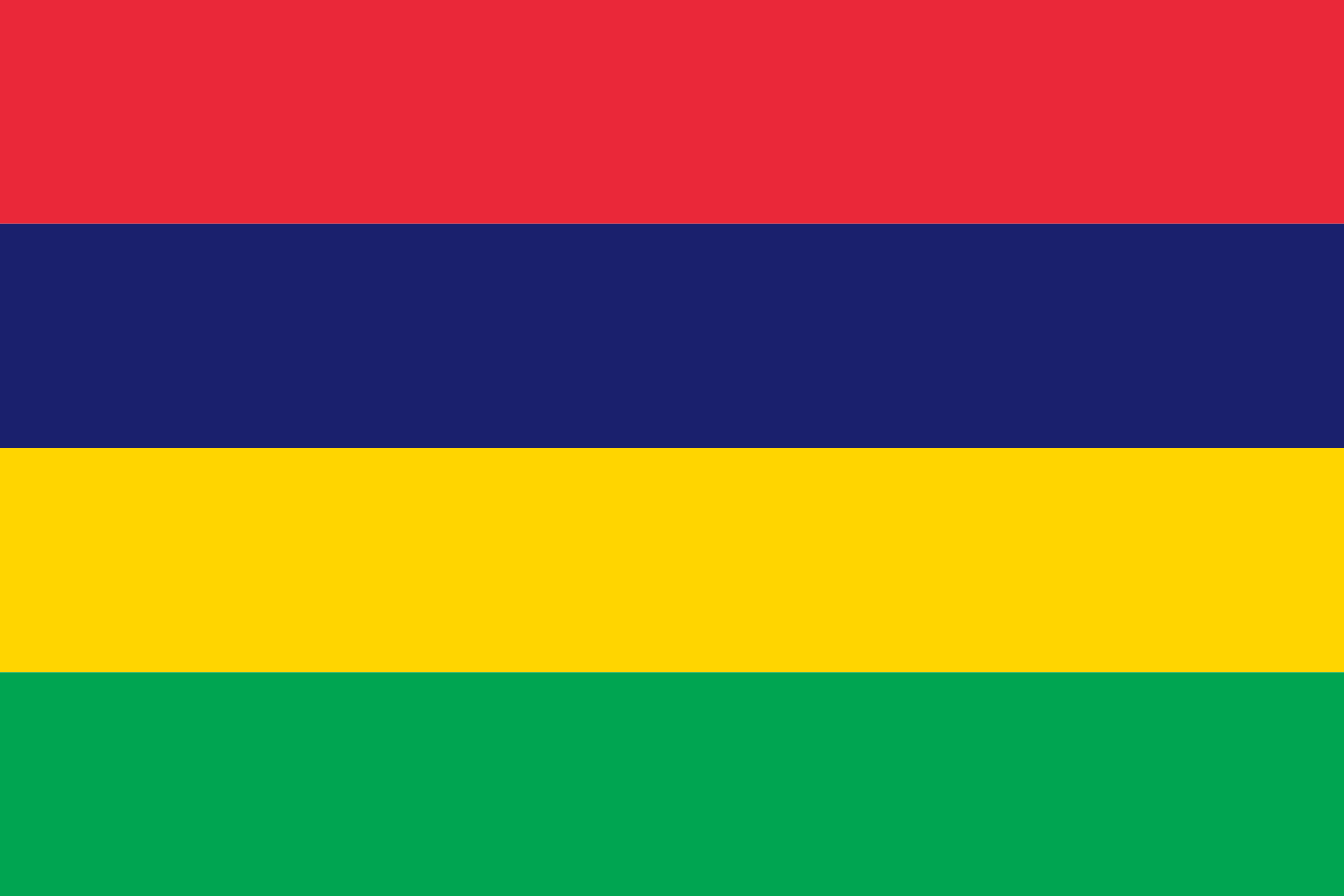 Podoba nacionalno zastavo države Mauritius v resoluciji 1630x1087