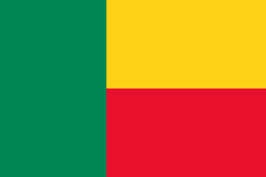 Podoba nacionalno zastavo države Benin v resoluciji 852x568