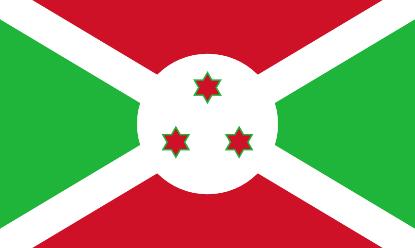 Podoba nacionalno zastavo države Burundi v resoluciji 852x511