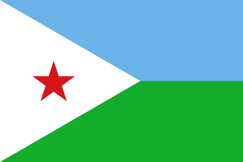 Podoba nacionalno zastavo države Džibuti v resoluciji 852x568
