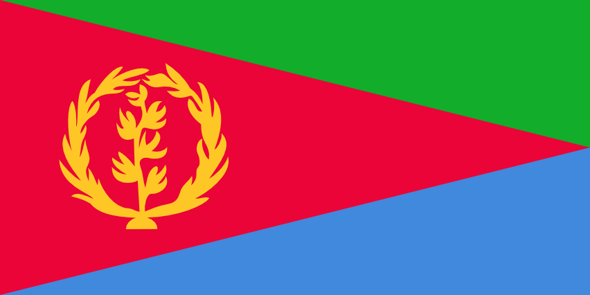 Podoba nacionalno zastavo države Eritreja v resoluciji 852x426