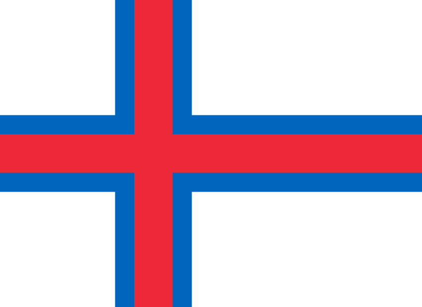 Podoba nacionalno zastavo države Ferski otoki v resoluciji 852x620