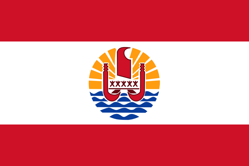Podoba nacionalno zastavo države Francoska Polinezija v resoluciji 852x568