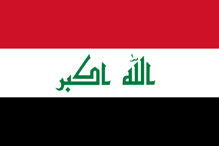 Podoba nacionalno zastavo države Irak v resoluciji 852x568