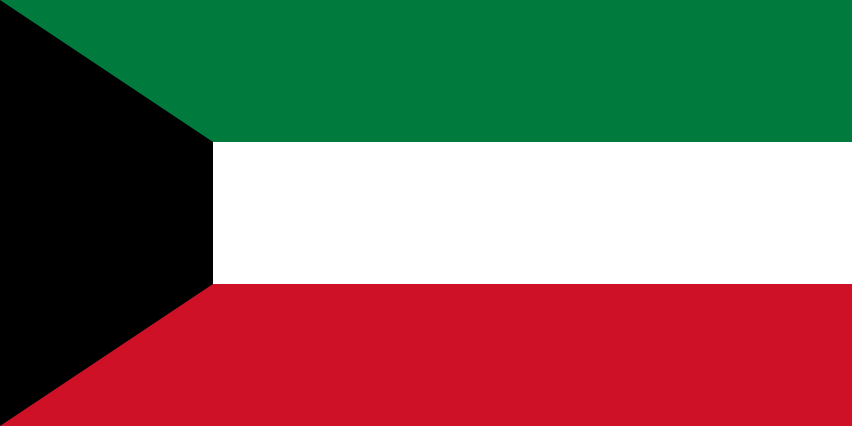 Podoba nacionalno zastavo države Kuvajt v resoluciji 852x426