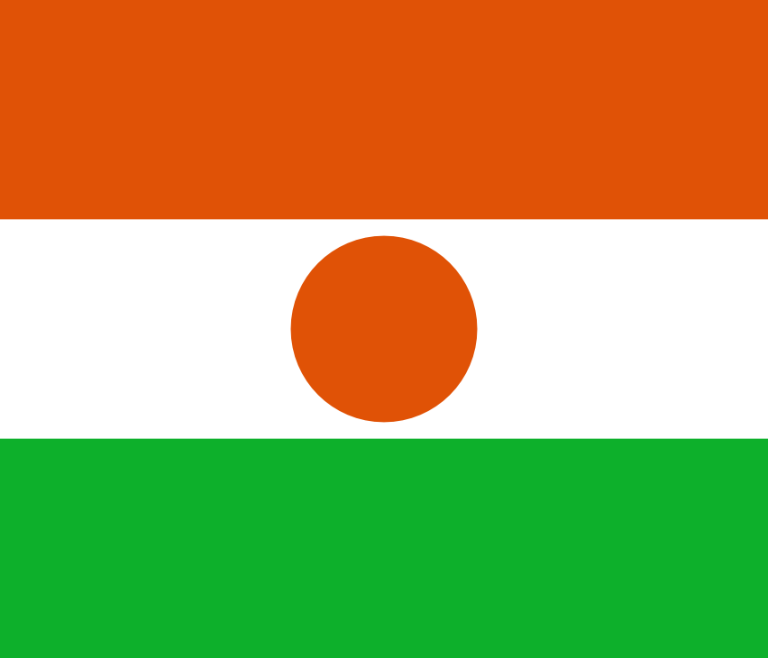 Podoba nacionalno zastavo države Niger v resoluciji 852x730