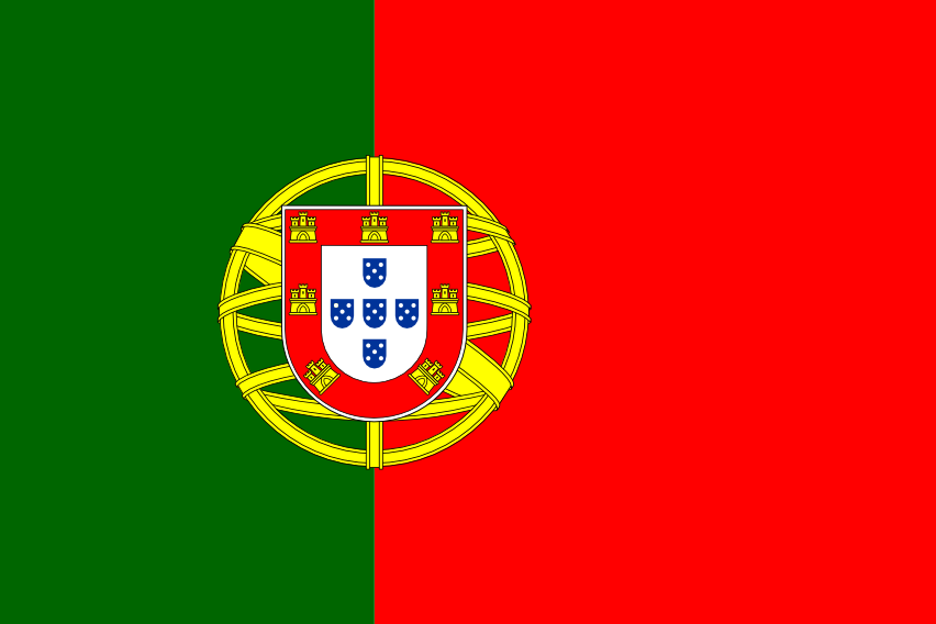 Podoba nacionalno zastavo države Portugalska v resoluciji 852x568