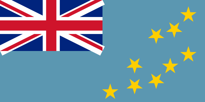 Podoba nacionalno zastavo države Tuvalu v resoluciji 852x426