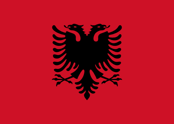 Zastava Albanije | Vlajky.org