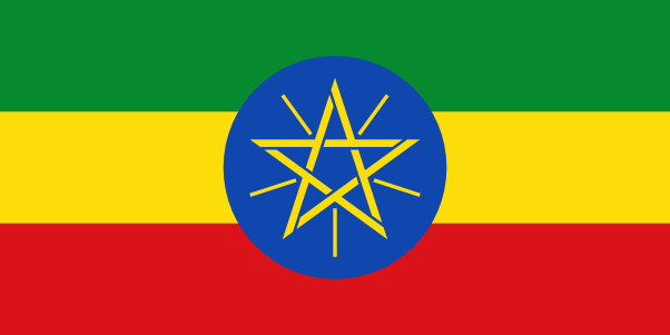 Zastava Etiopije | Vlajky.org