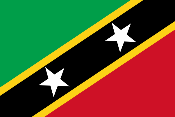 Zastava Saint Kitts in Nevis | Vlajky.org