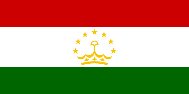 Zastava Tadžikistan | Vlajky.org